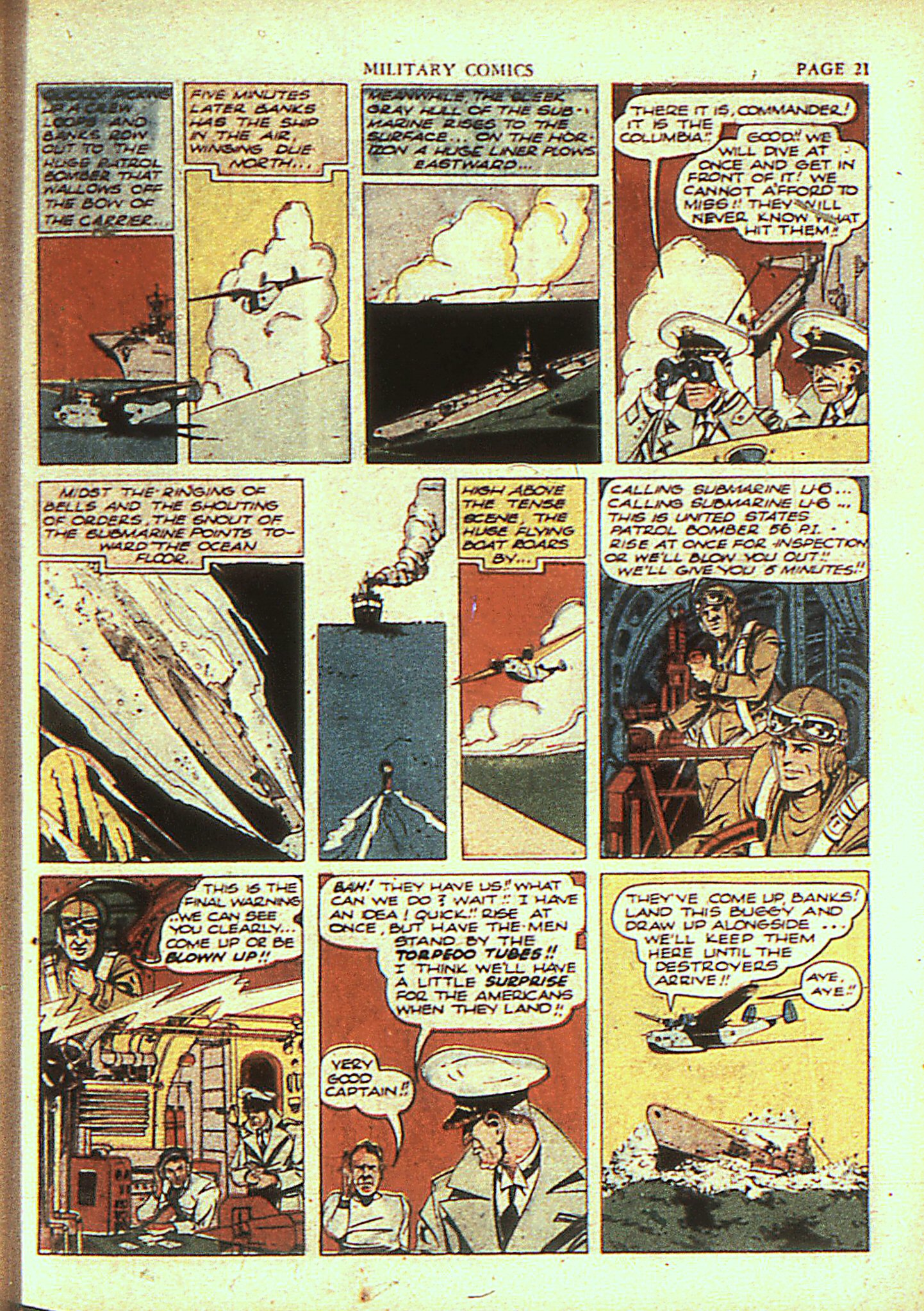 Military Comics #4 (Quality Comics), page 23. Public domain (US).