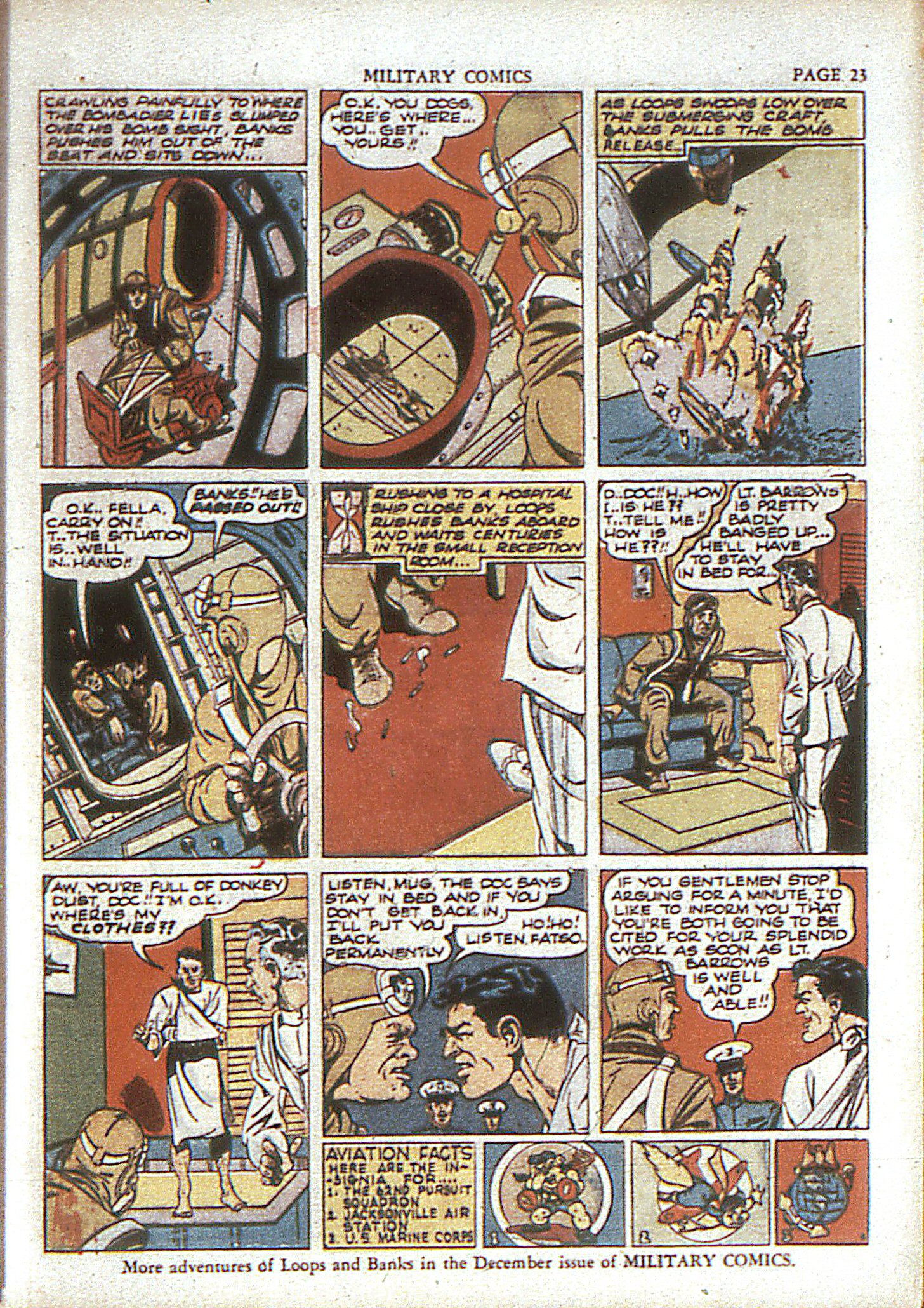 Military Comics #4 (Quality Comics), page 25. Public domain (US).