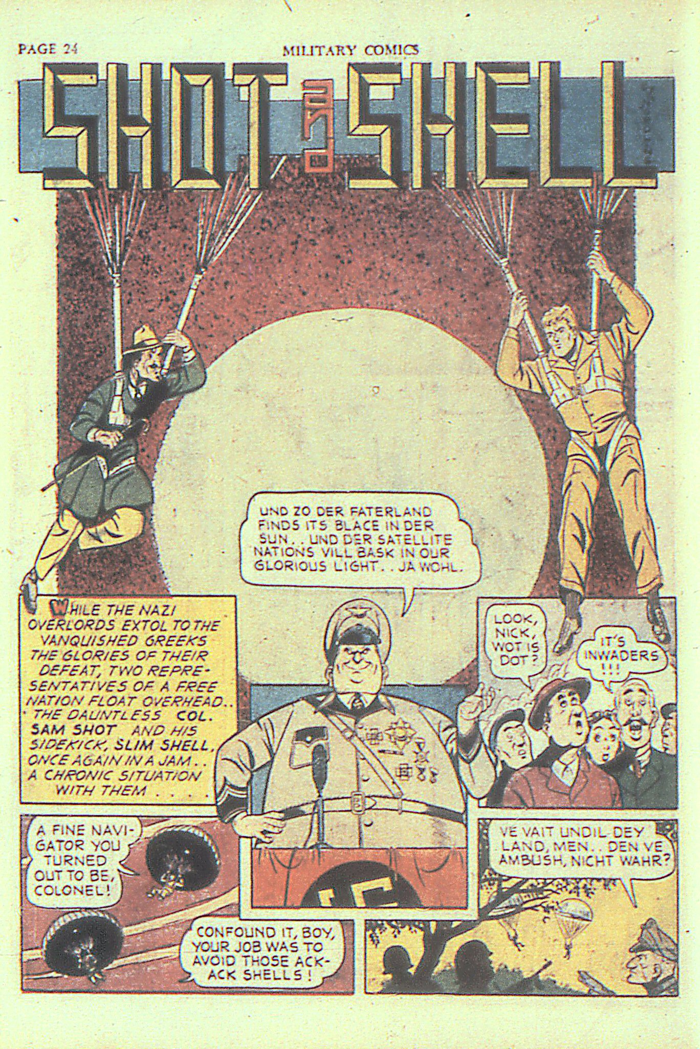 Military Comics #4 (Quality Comics), page 26. Public domain (US).