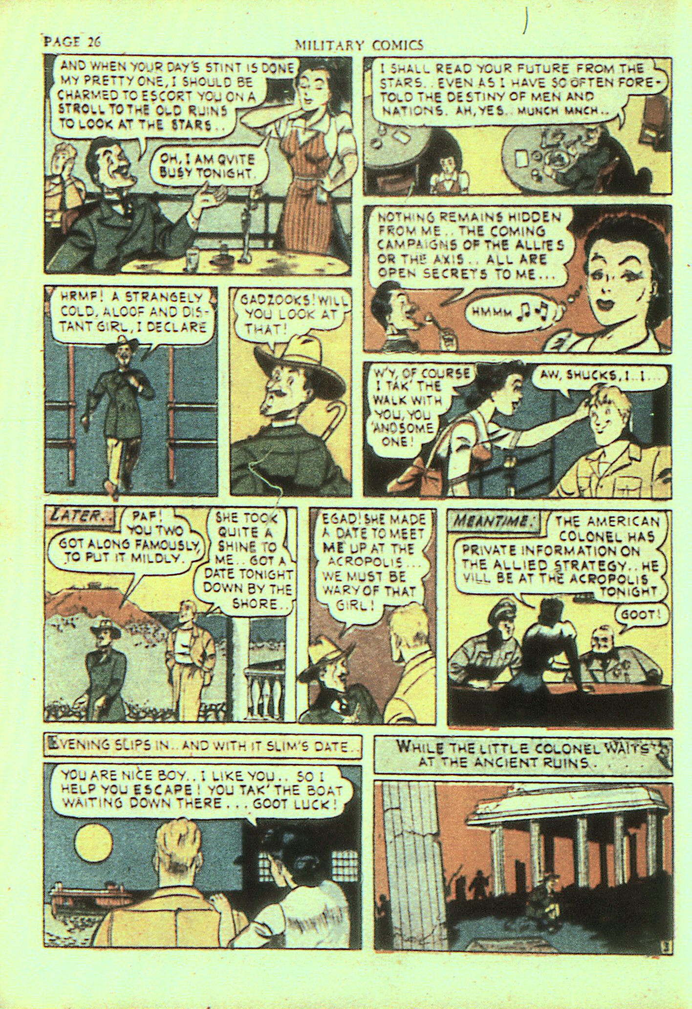 Military Comics #4 (Quality Comics), page 28. Public domain (US).