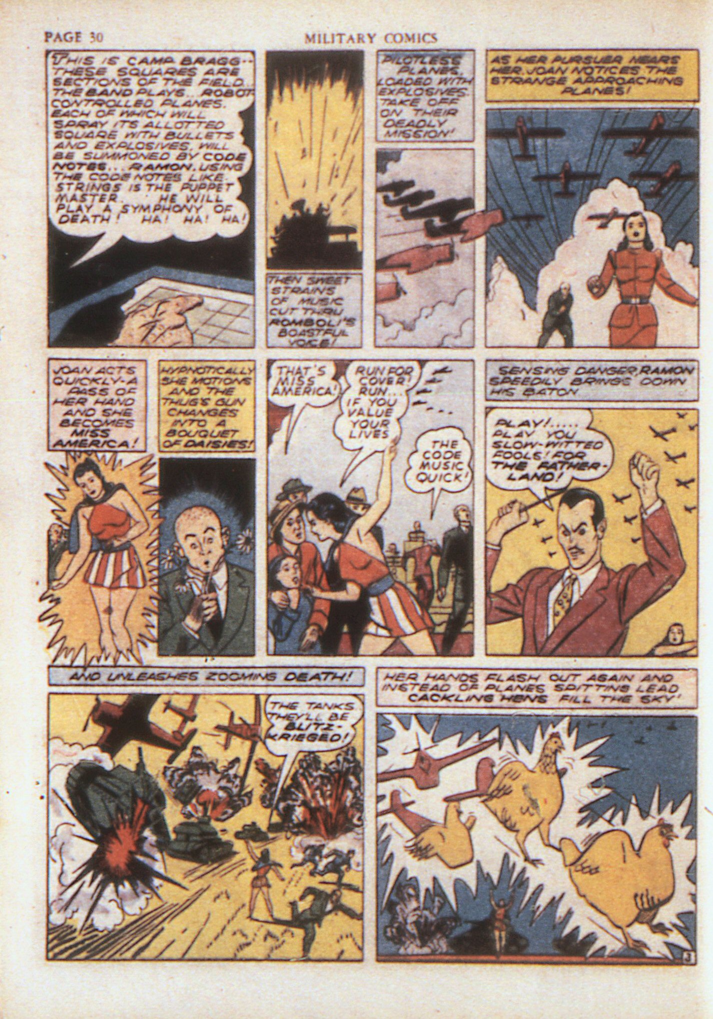 Military Comics #4 (Quality Comics), page 32. Public domain (US).