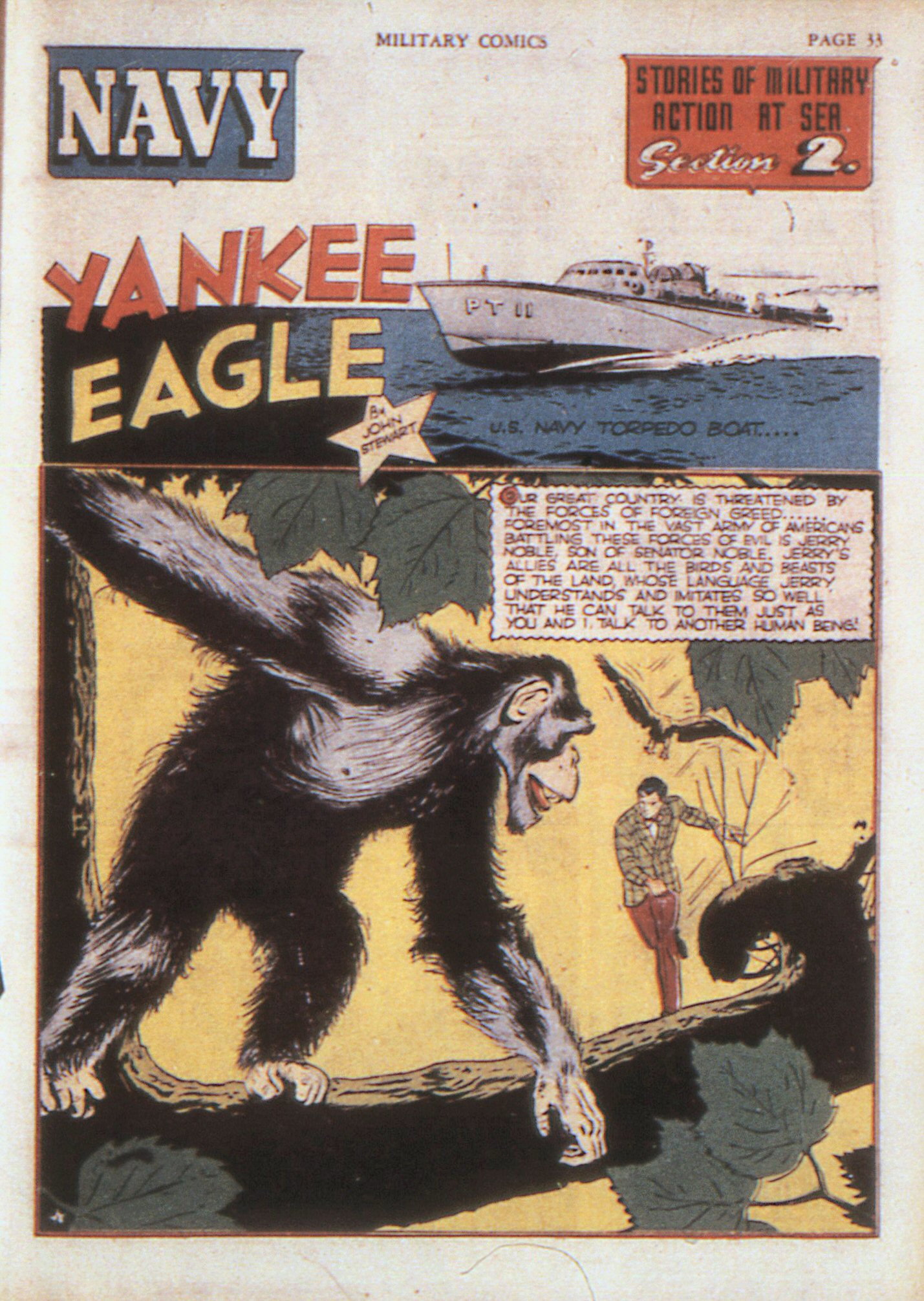 Military Comics #4 (Quality Comics), page 35. Public domain (US).