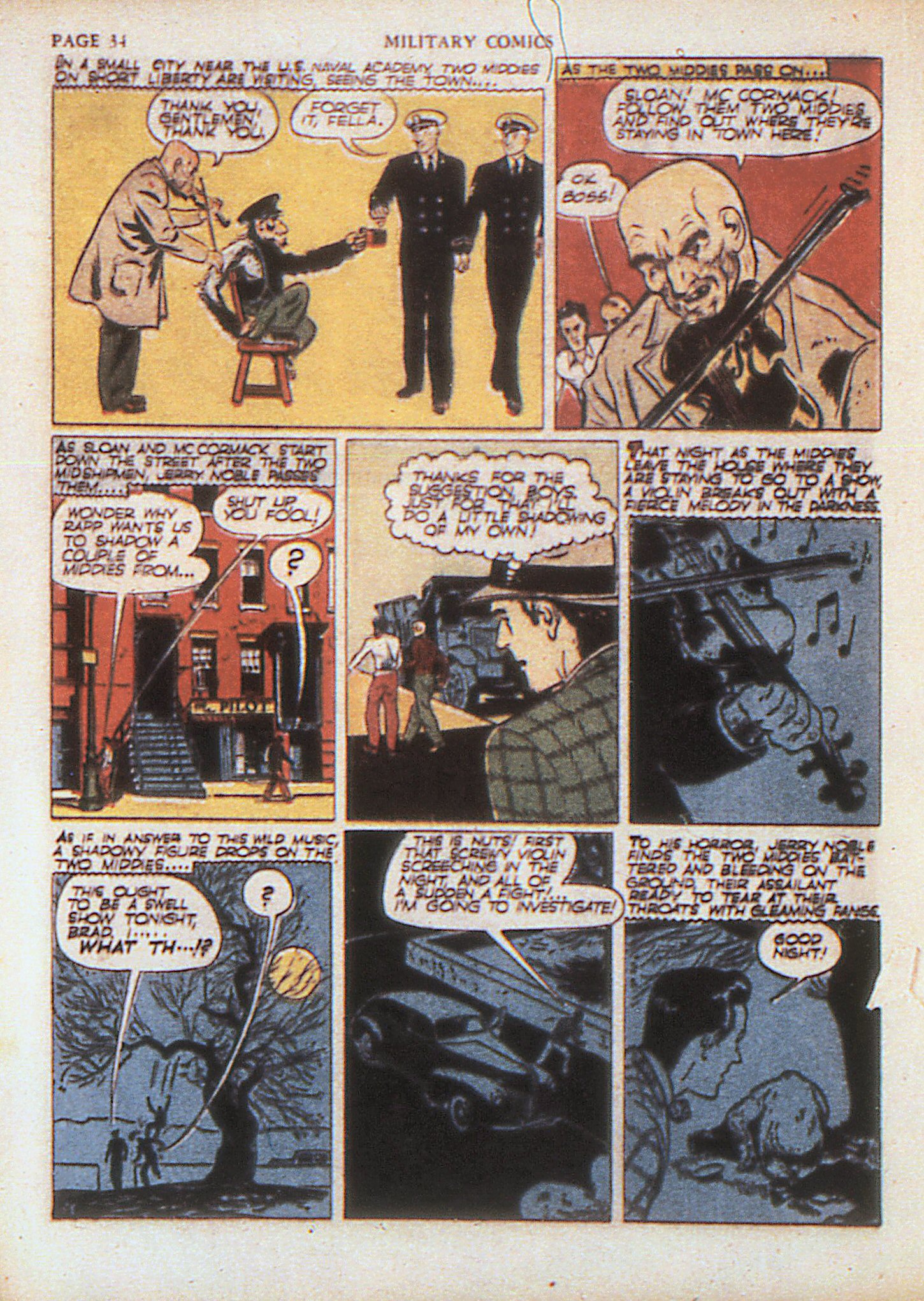 Military Comics #4 (Quality Comics), page 36. Public domain (US).