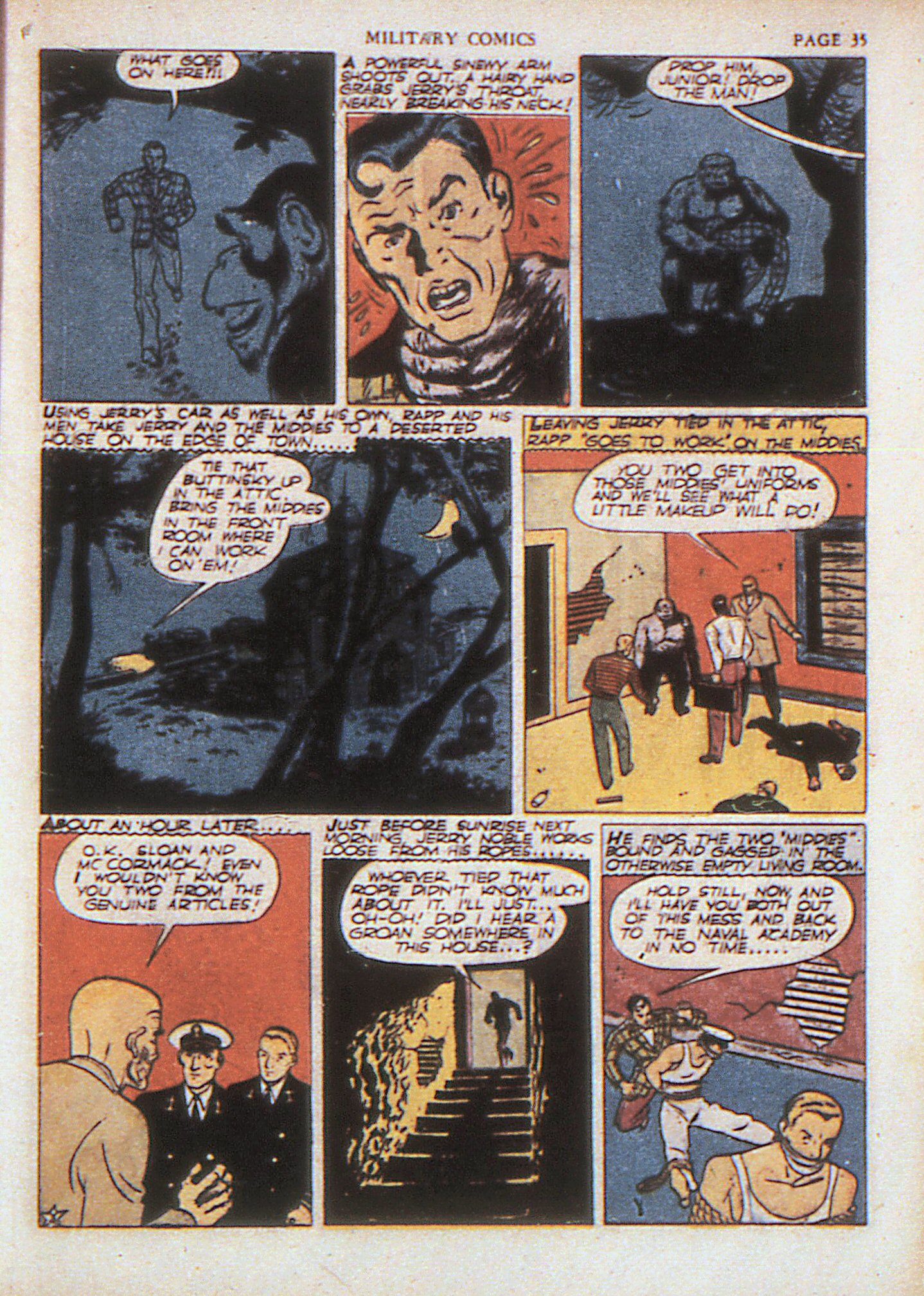Military Comics #4 (Quality Comics), page 37. Public domain (US).