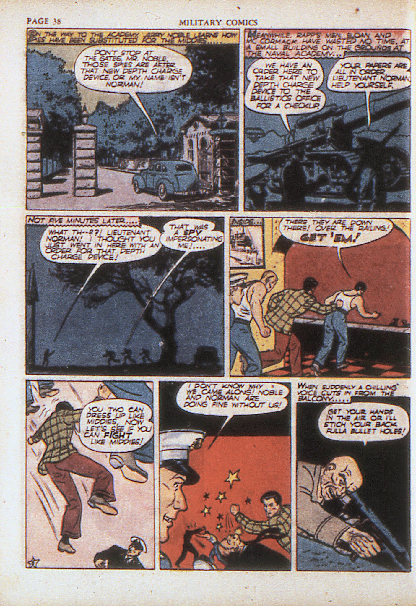 Military Comics #4 (Quality Comics), page 40. Public domain (US).
