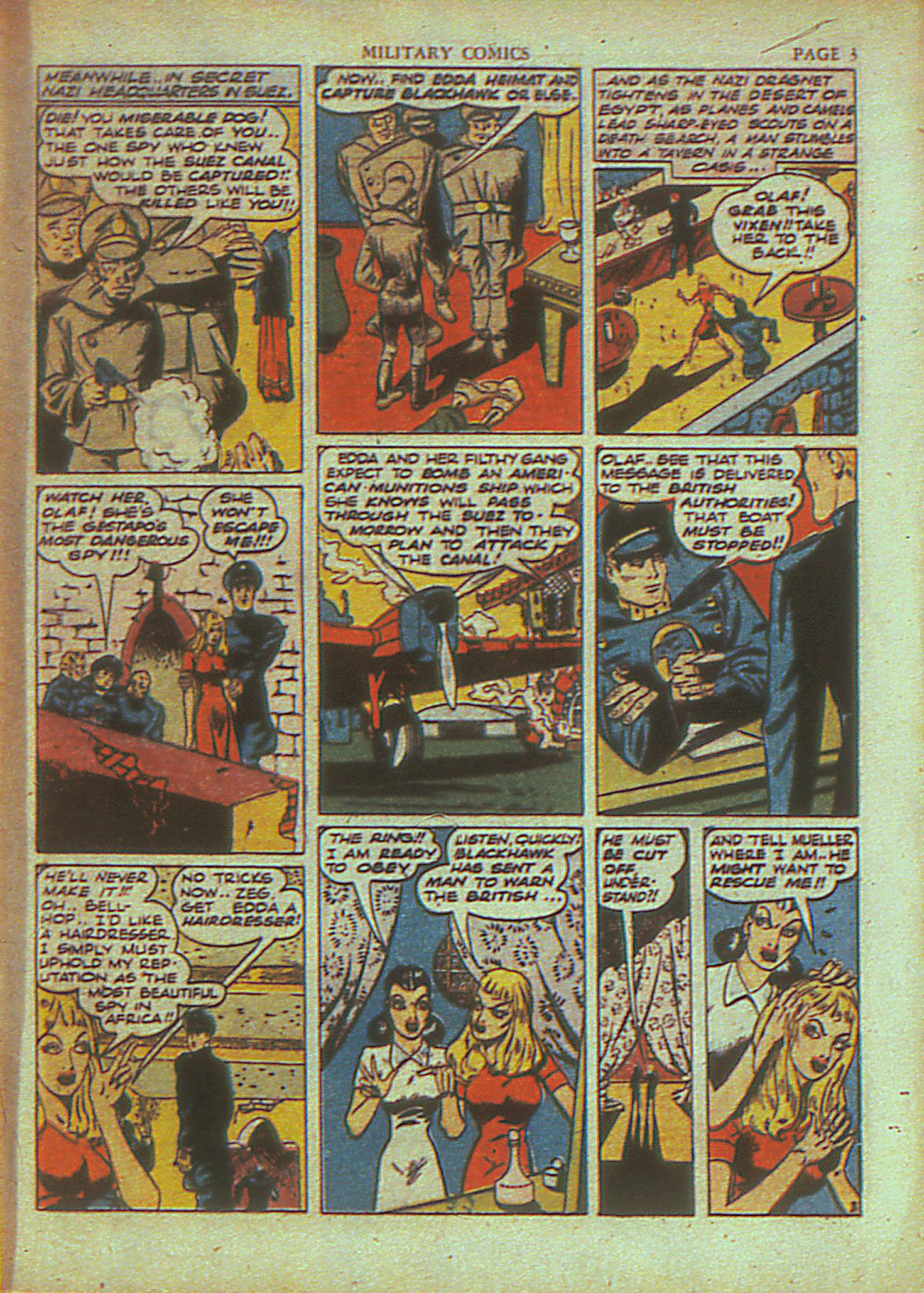 Military Comics #4 (Quality Comics), page 5. Public domain (US).
