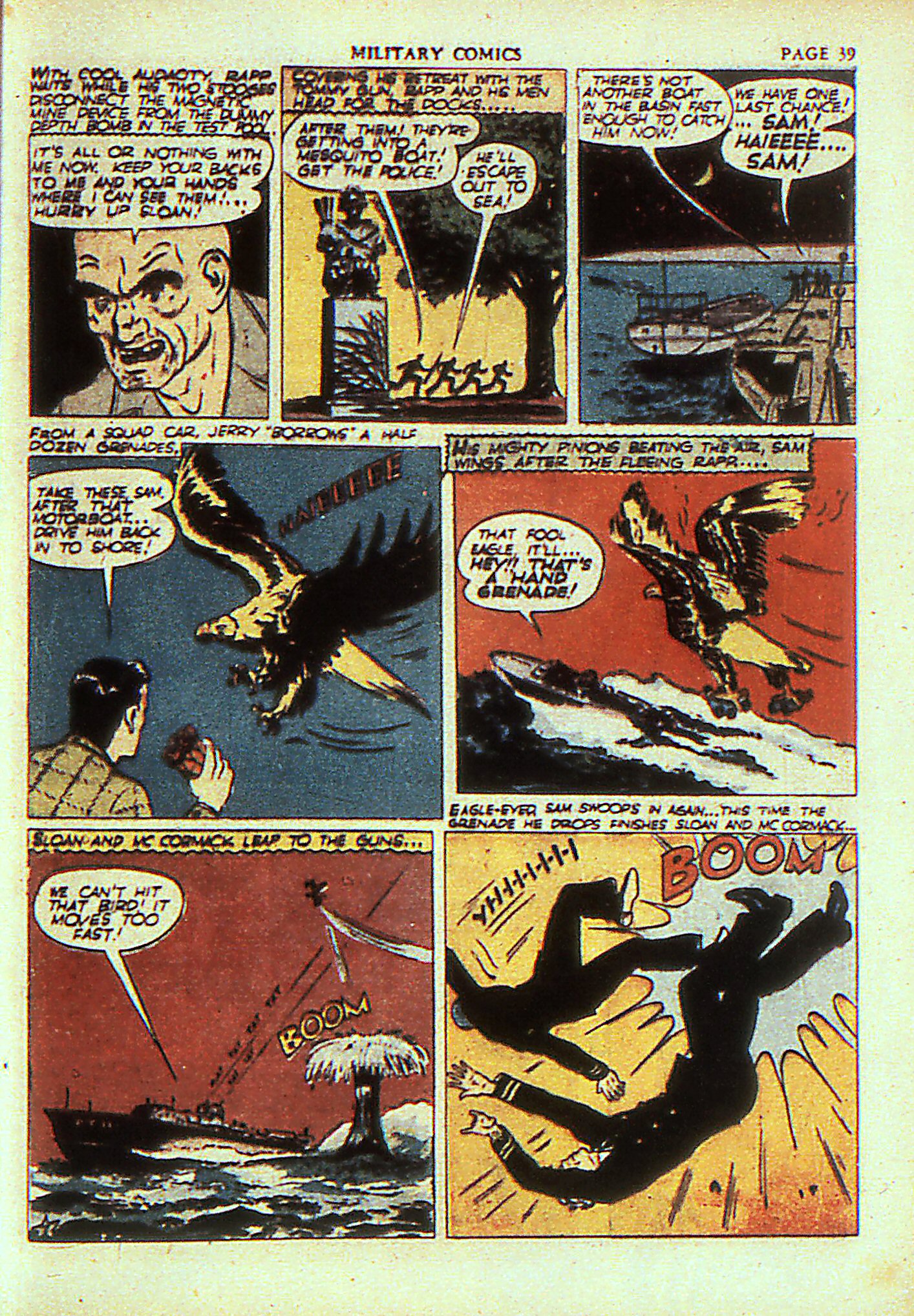 Military Comics #4 (Quality Comics), page 41. Public domain (US).