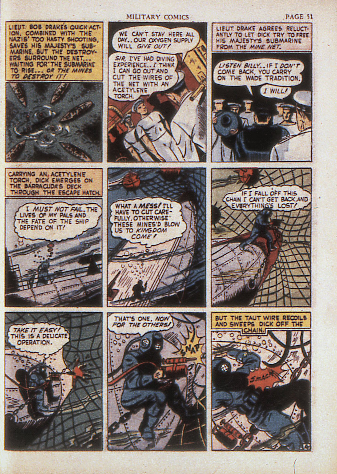Military Comics #4 (Quality Comics), page 53. Public domain (US).