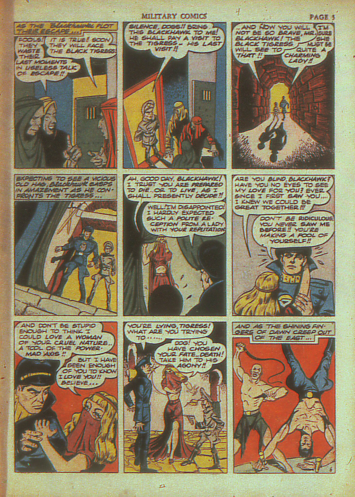 Military Comics #4 (Quality Comics), page 7. Public domain (US).