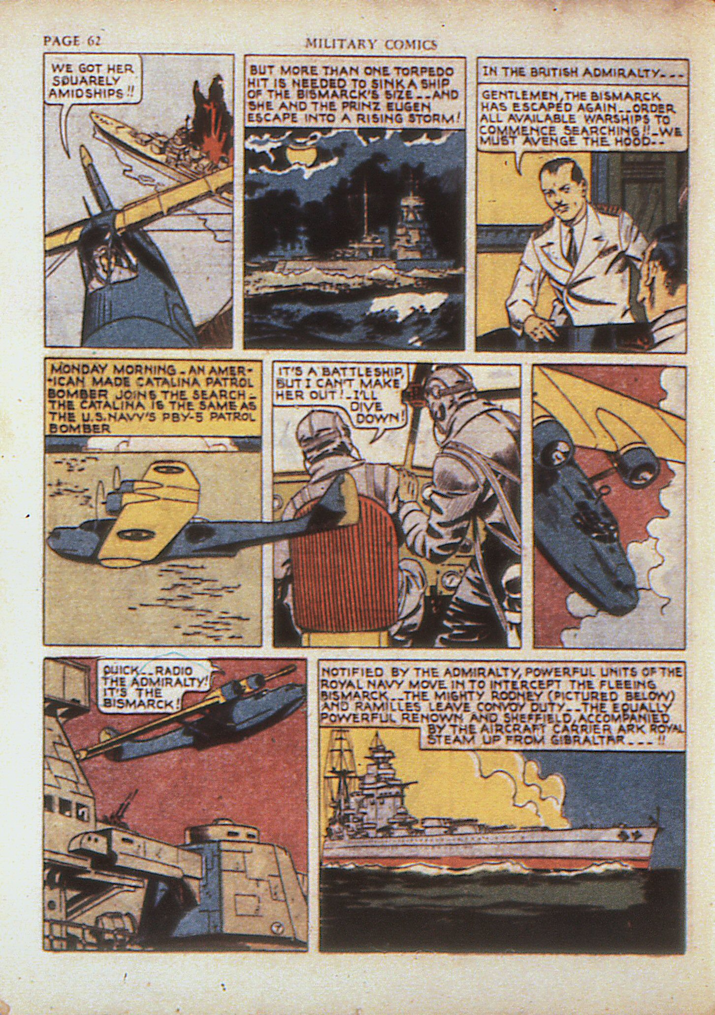 Military Comics #4 (Quality Comics), page 64. Public domain (US).