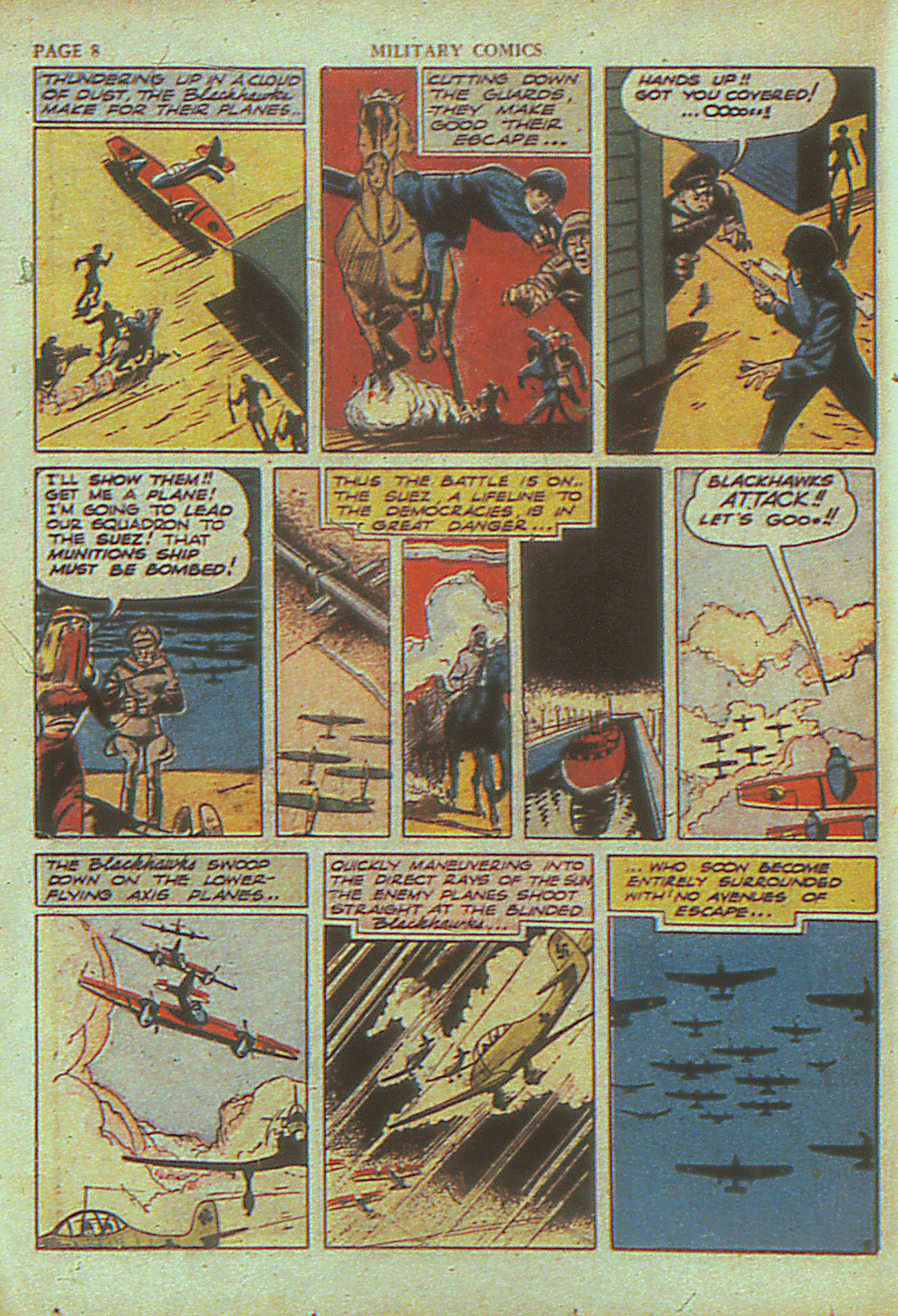 Military Comics #4 (Quality Comics), page 10. Public domain (US).