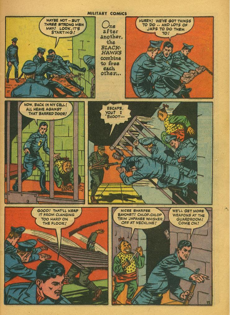 Military Comics #42 (Quality Comics), page 13. Public domain (US).