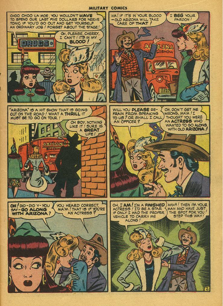 Military Comics #42 (Quality Comics), page 19. Public domain (US).