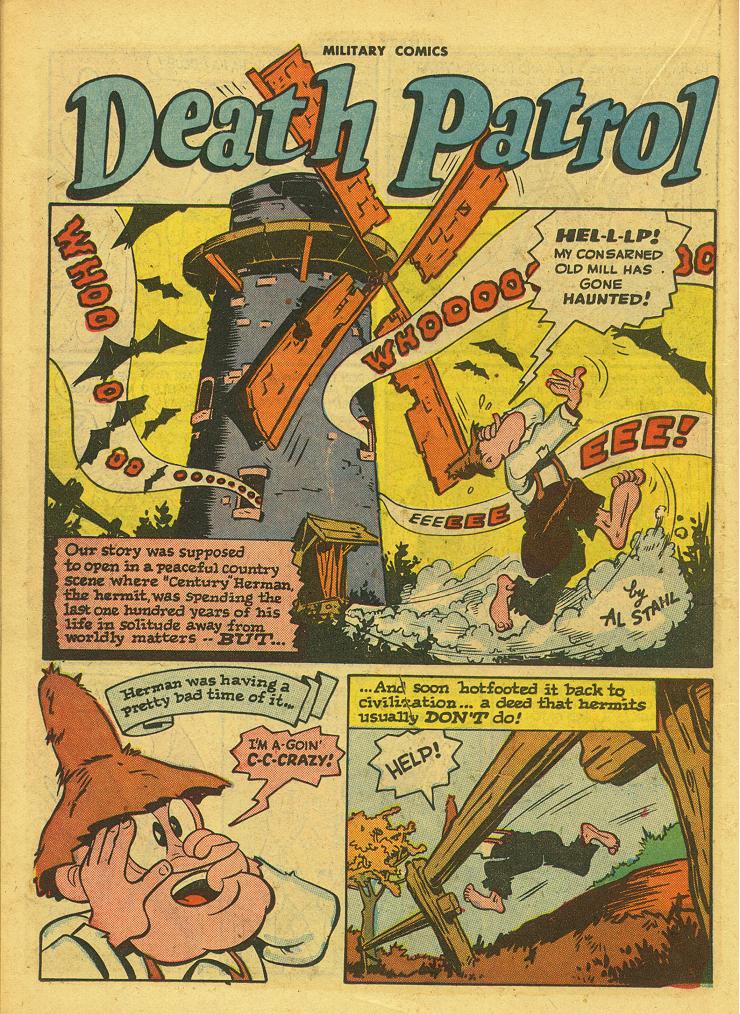 Military Comics #42 (Quality Comics), page 26. Public domain (US).
