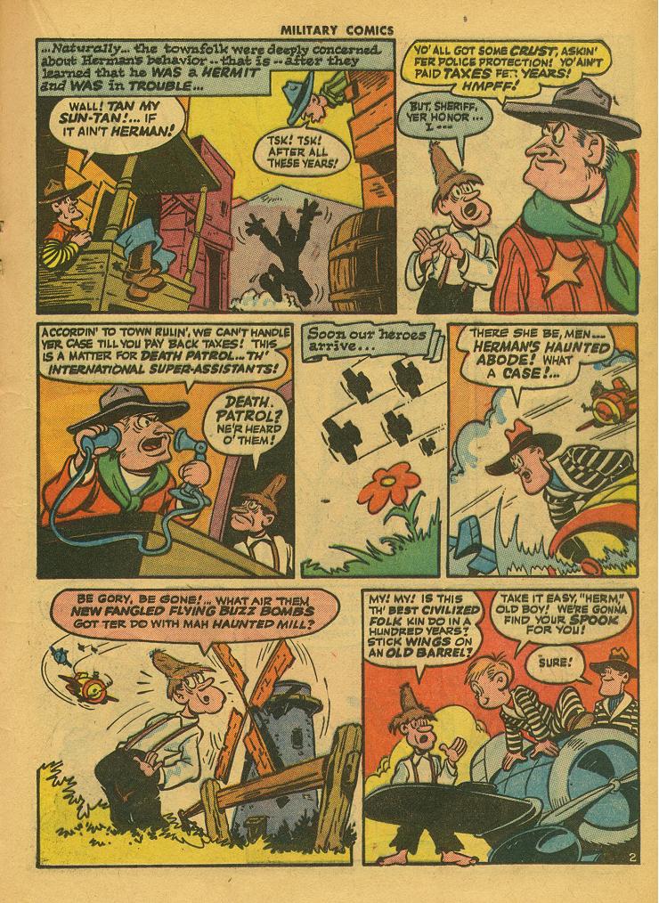 Military Comics #42 (Quality Comics), page 27. Public domain (US).