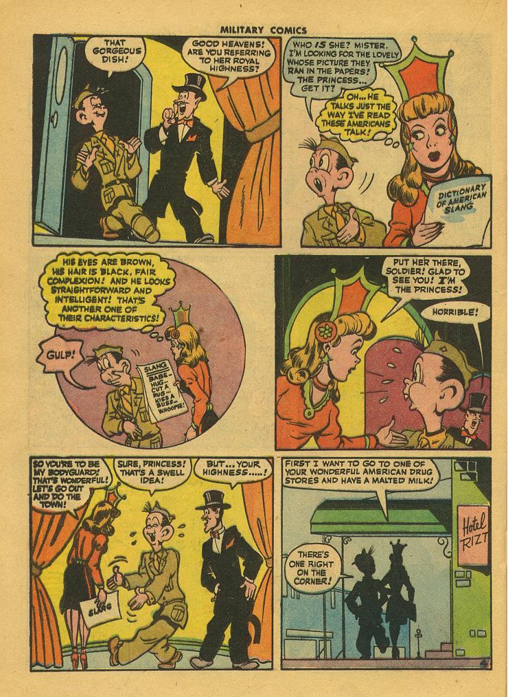 Military Comics #42 (Quality Comics), page 34. Public domain (US).