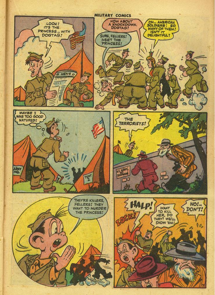 Military Comics #42 (Quality Comics), page 37. Public domain (US).