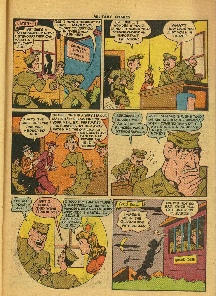 Military Comics #42 (Quality Comics), page 39. Public domain (US).