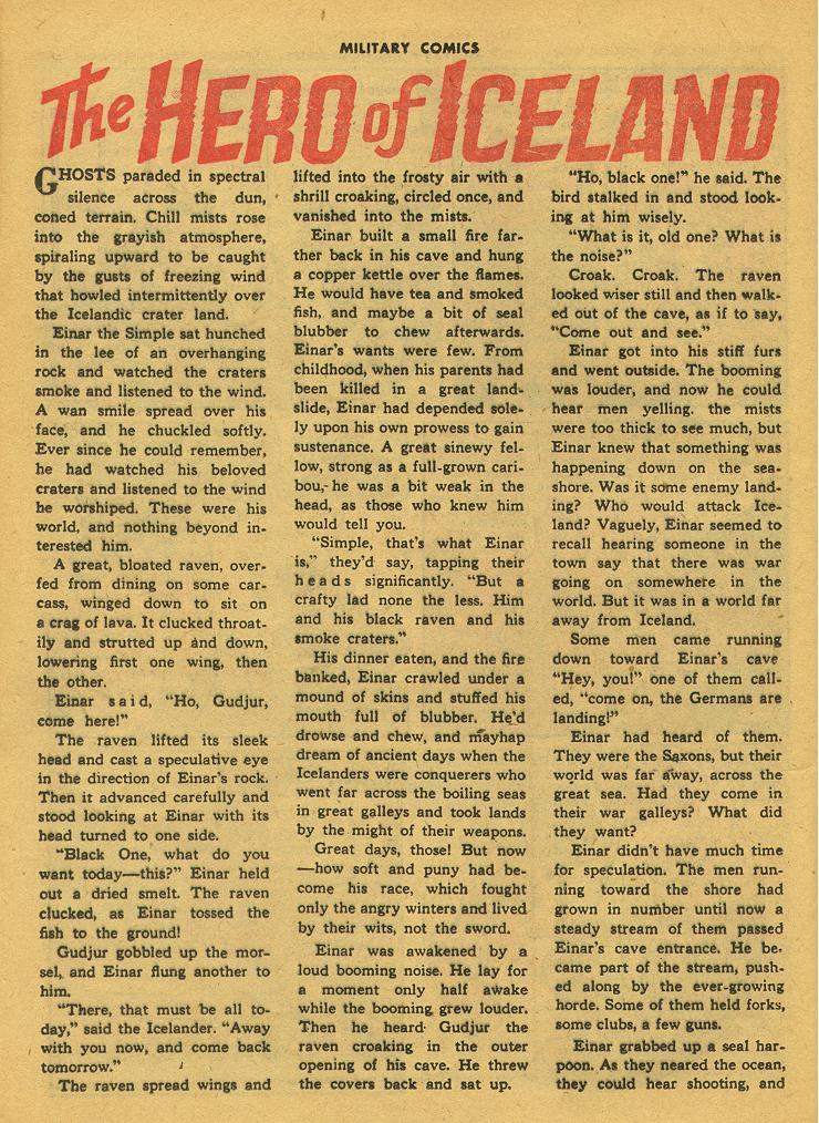 Military Comics #42 (Quality Comics), page 40. Public domain (US).