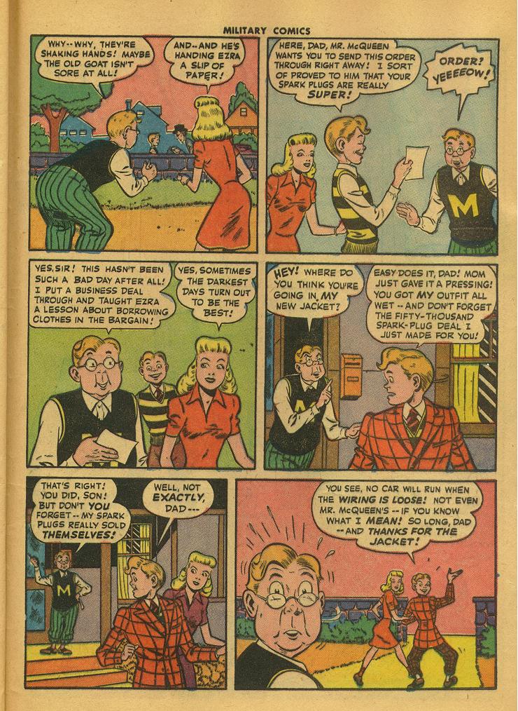 Military Comics #42 (Quality Comics), page 49. Public domain (US).