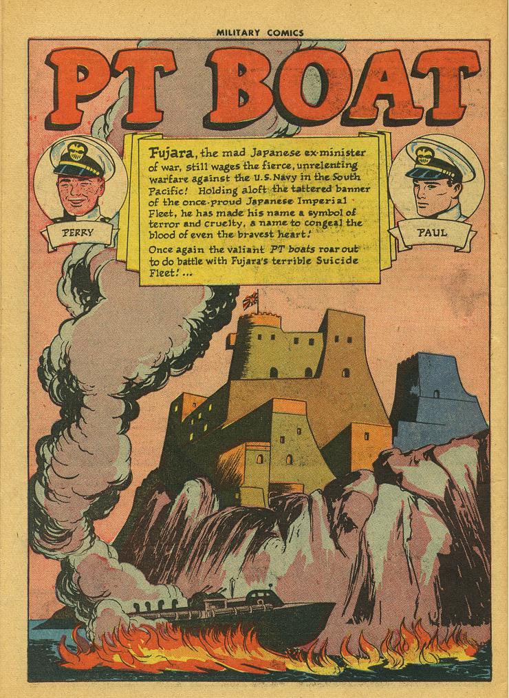Military Comics #42 (Quality Comics), page 50. Public domain (US).