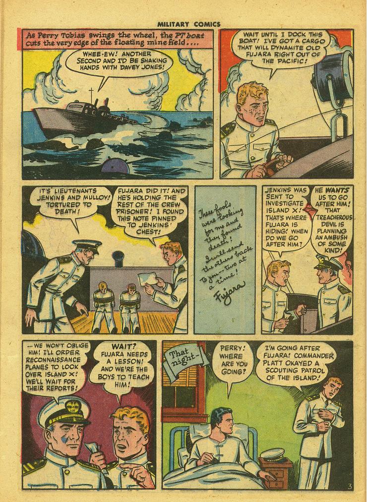 Military Comics #42 (Quality Comics), page 52. Public domain (US).