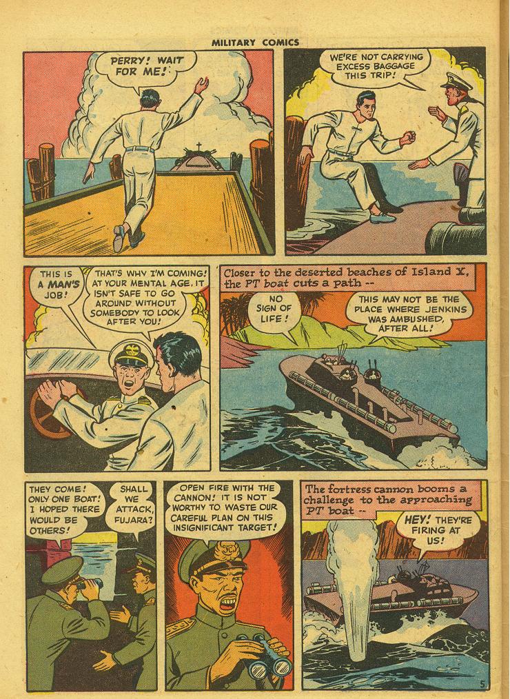 Military Comics #42 (Quality Comics), page 54. Public domain (US).