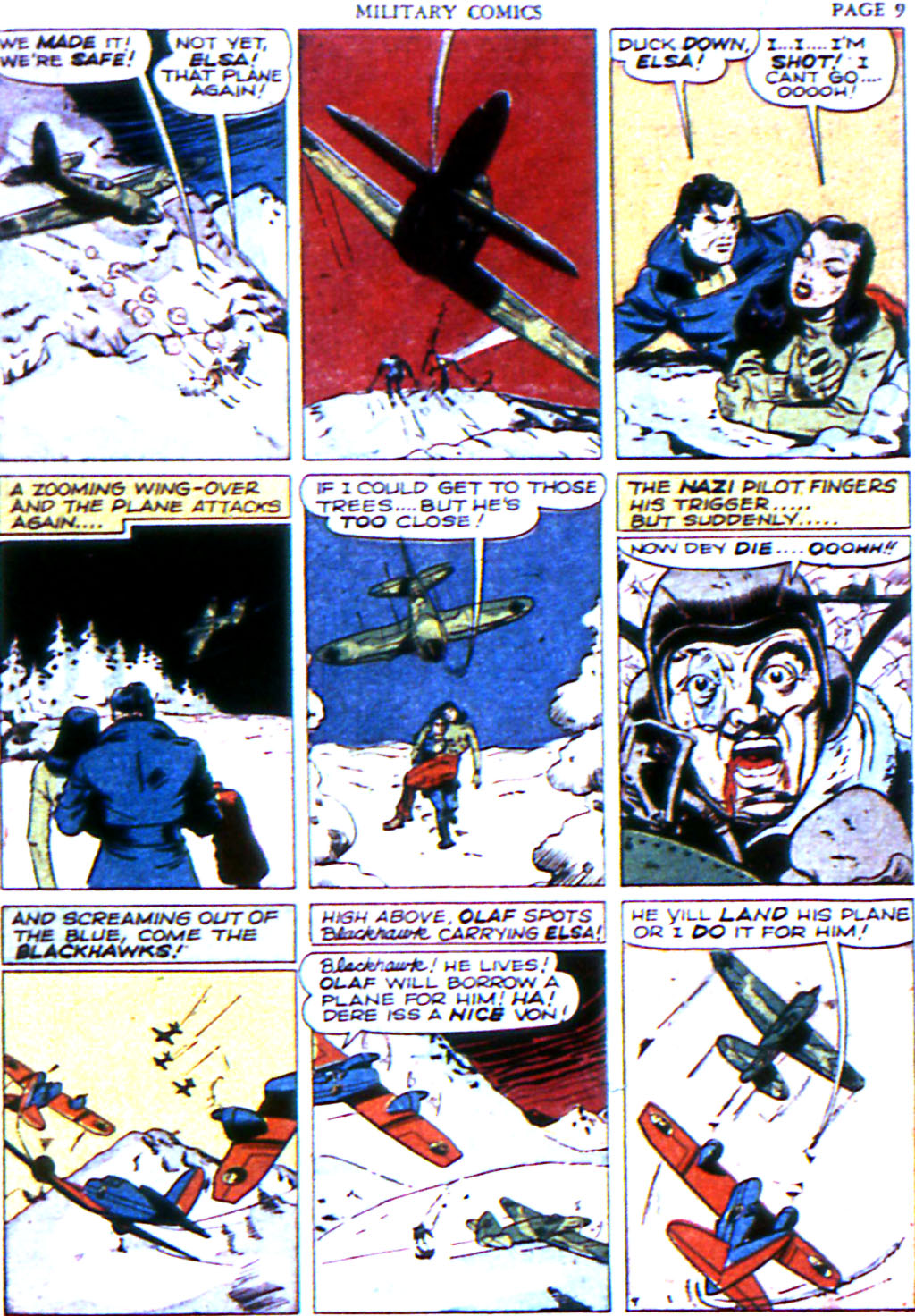 Military Comics #6 (Quality Comics), page 11. Public domain (US).