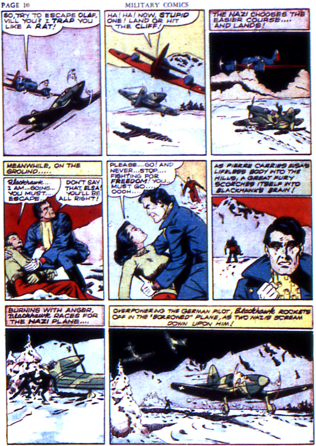Military Comics #6 (Quality Comics), page 12. Public domain (US).