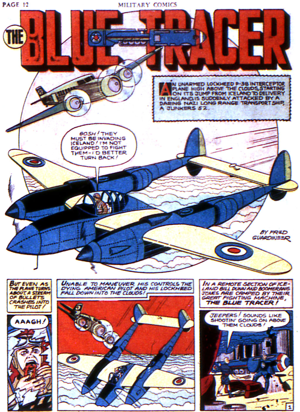 Military Comics #6 (Quality Comics), page 14. Public domain (US).