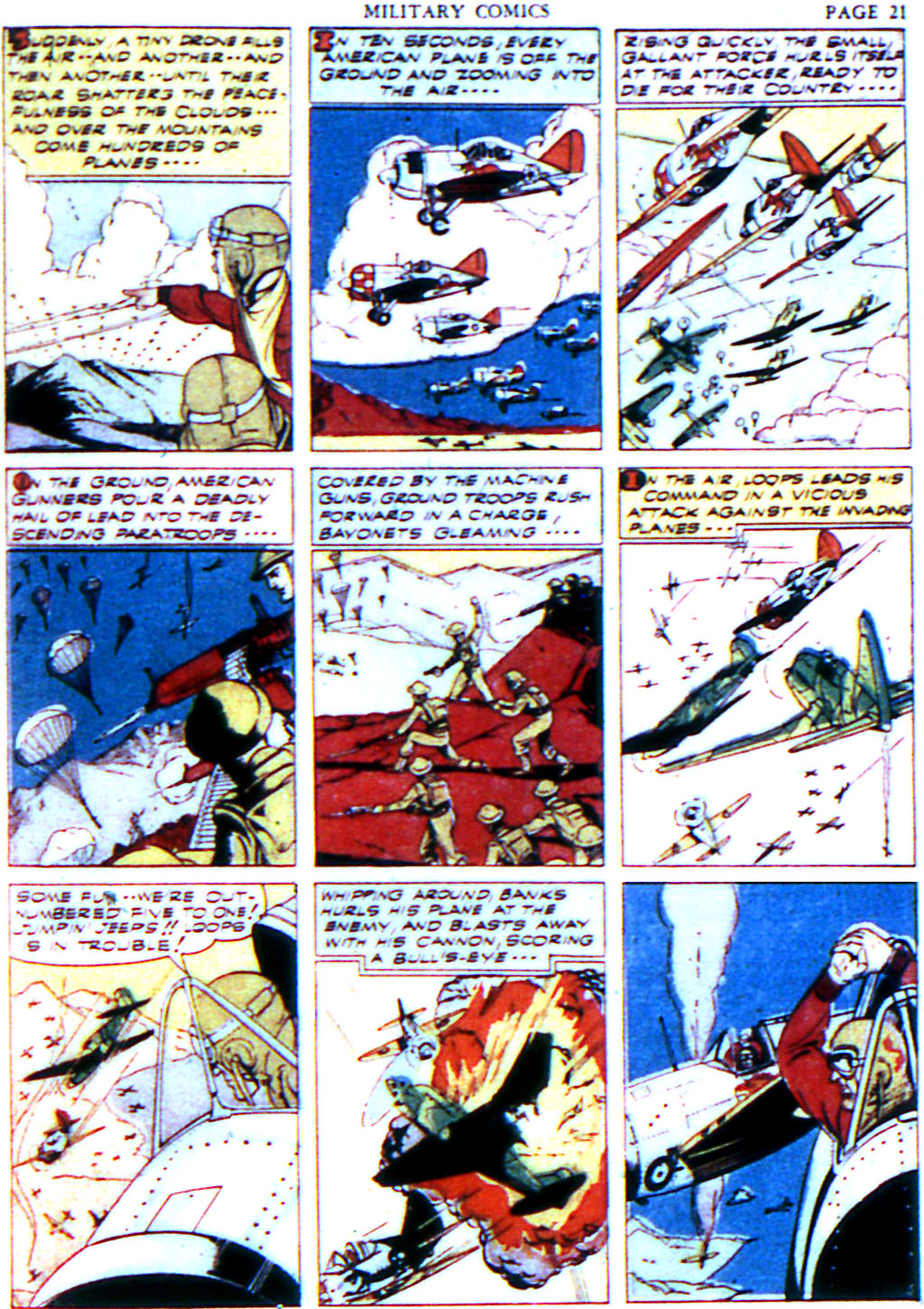 Military Comics #6 (Quality Comics), page 23. Public domain (US).