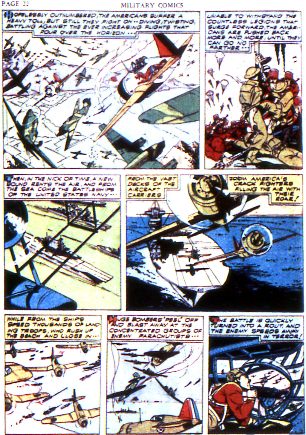 Military Comics #6 (Quality Comics), page 24. Public domain (US).