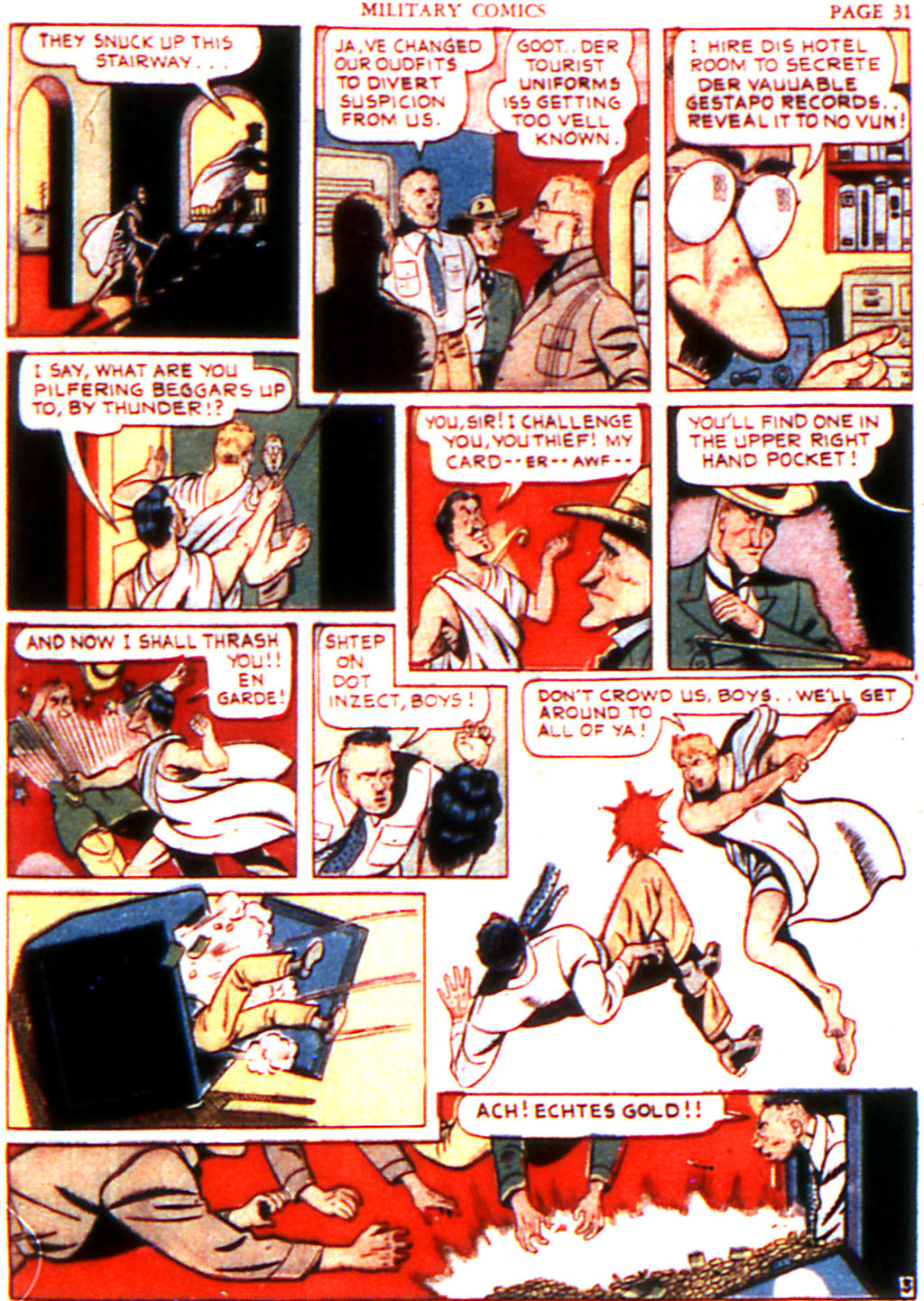 Military Comics #6 (Quality Comics), page 33. Public domain (US).
