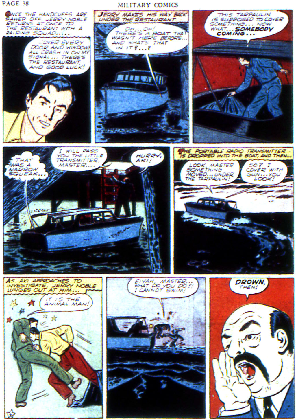 Military Comics #6 (Quality Comics), page 40. Public domain (US).