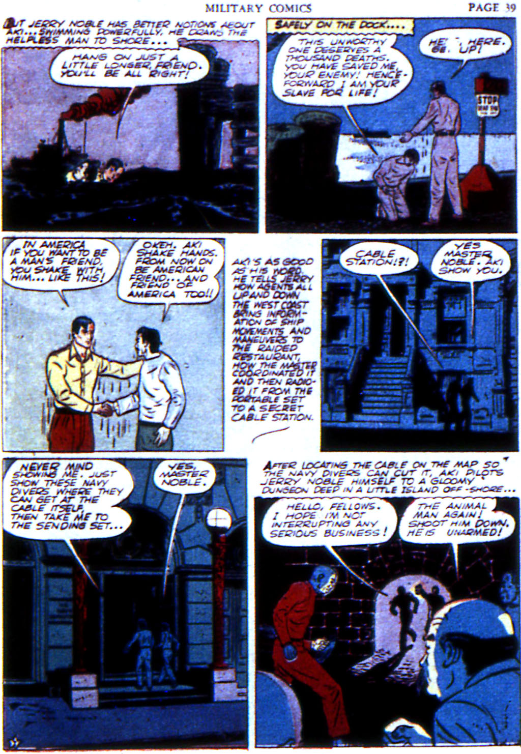Military Comics #6 (Quality Comics), page 41. Public domain (US).