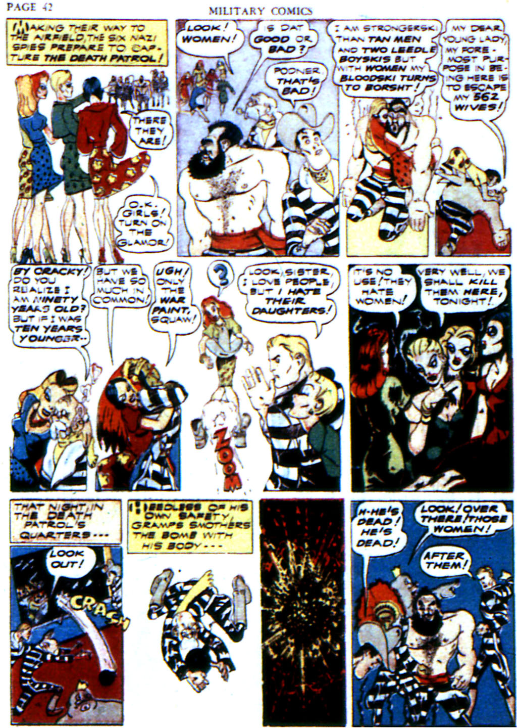 Military Comics #6 (Quality Comics), page 44. Public domain (US).