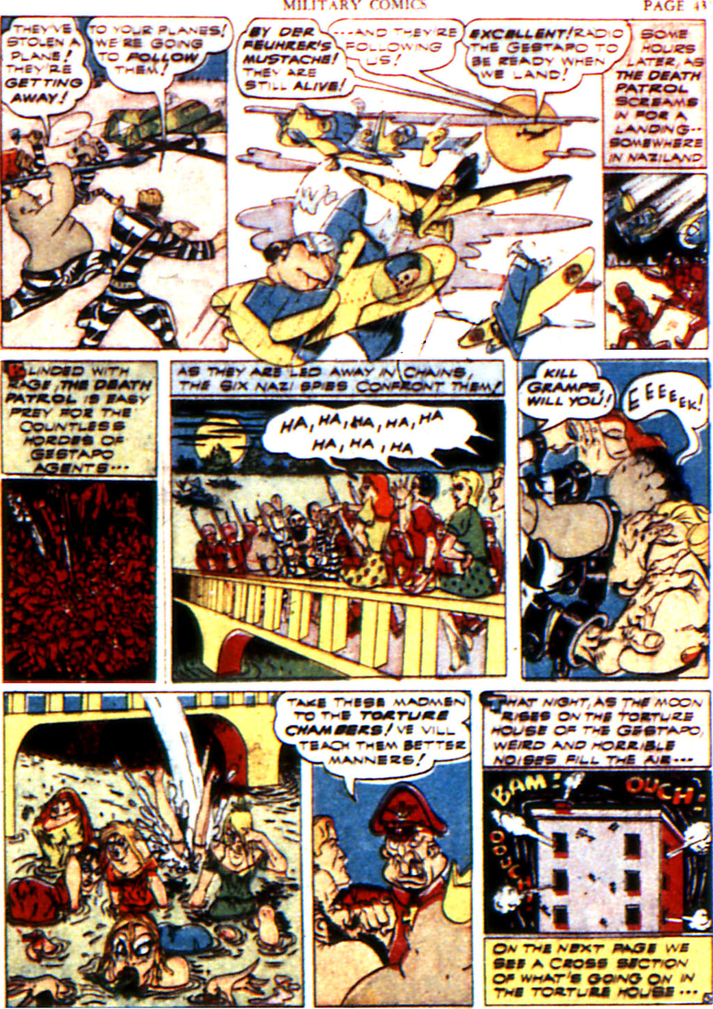 Military Comics #6 (Quality Comics), page 45. Public domain (US).