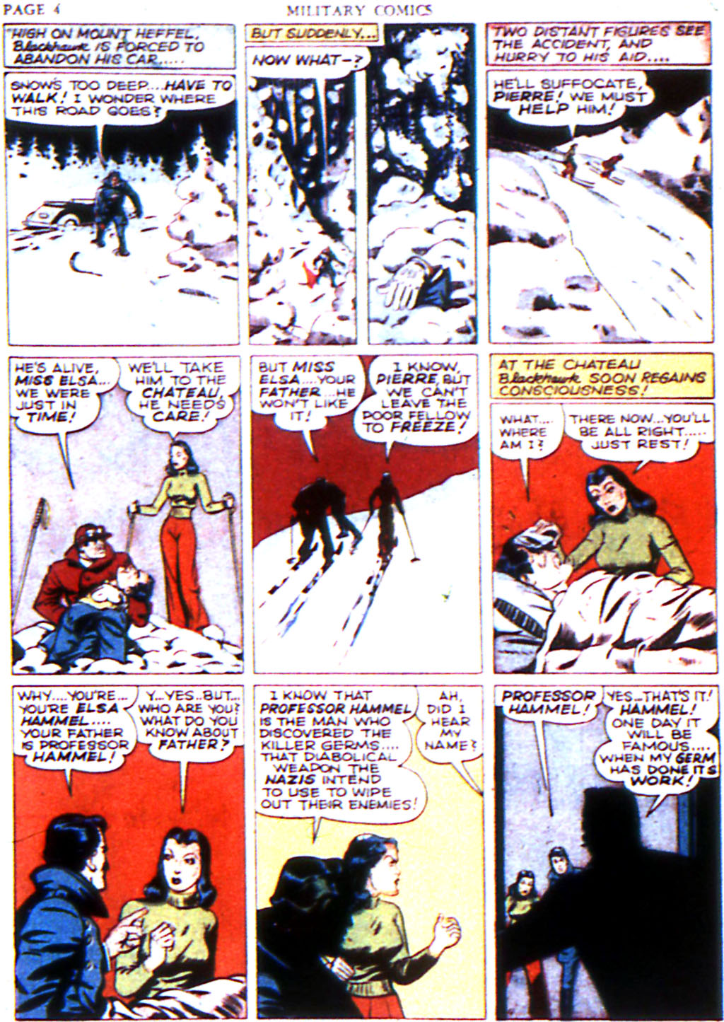 Military Comics #6 (Quality Comics), page 6. Public domain (US).