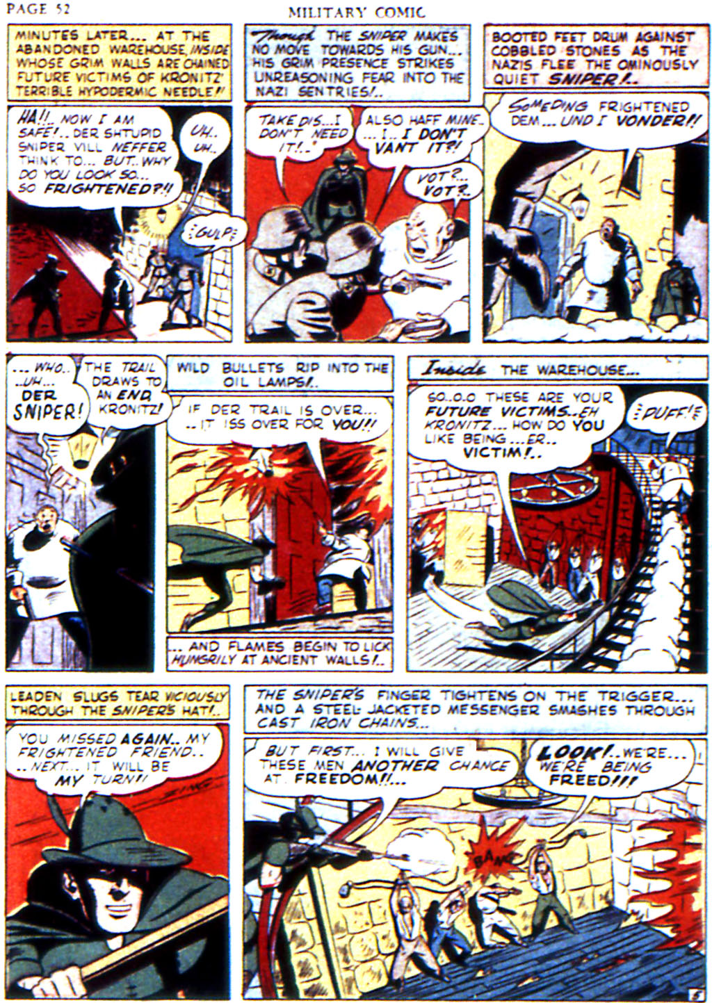 Military Comics #6 (Quality Comics), page 54. Public domain (US).