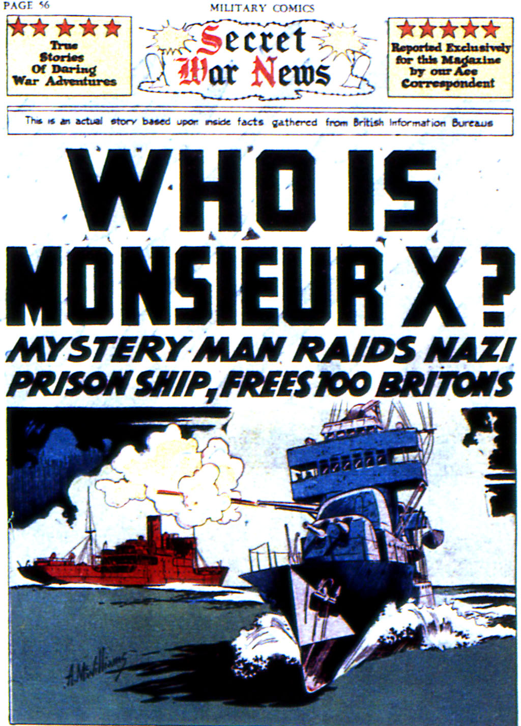 Military Comics #6 (Quality Comics), page 58. Public domain (US).