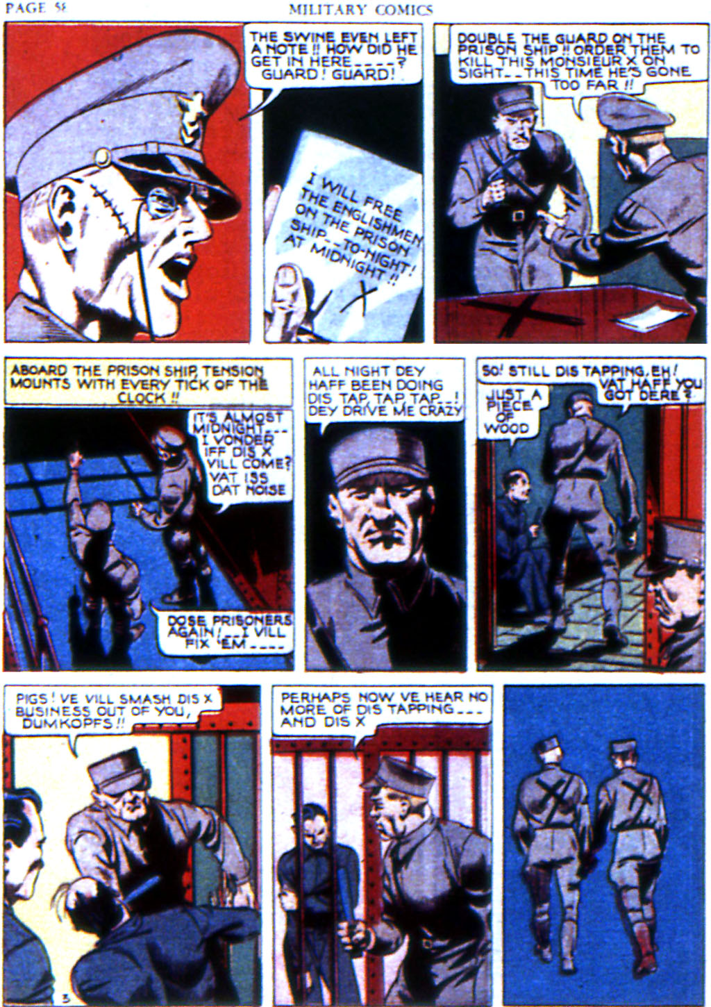 Military Comics #6 (Quality Comics), page 60. Public domain (US).
