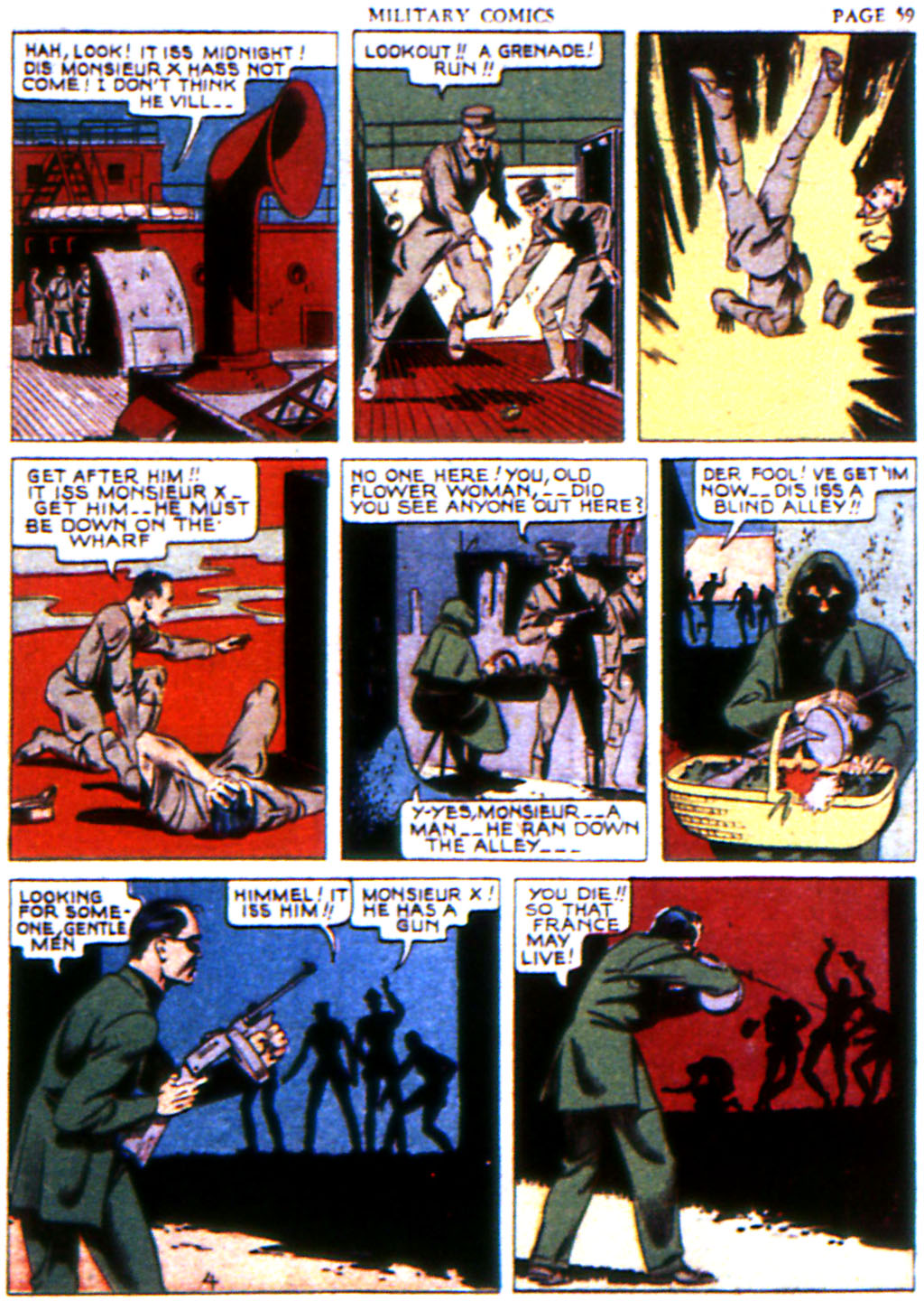 Military Comics #6 (Quality Comics), page 61. Public domain (US).