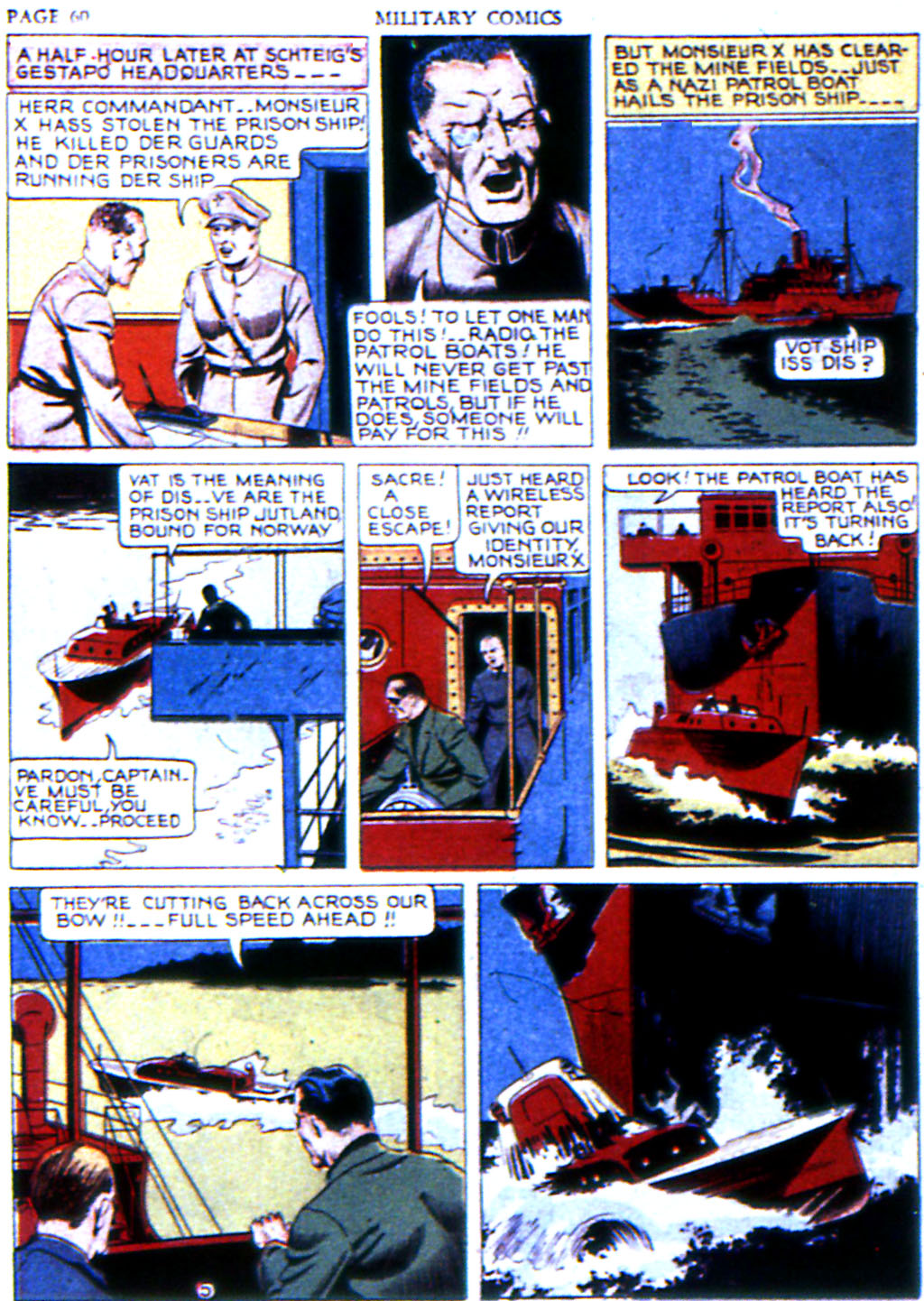 Military Comics #6 (Quality Comics), page 62. Public domain (US).