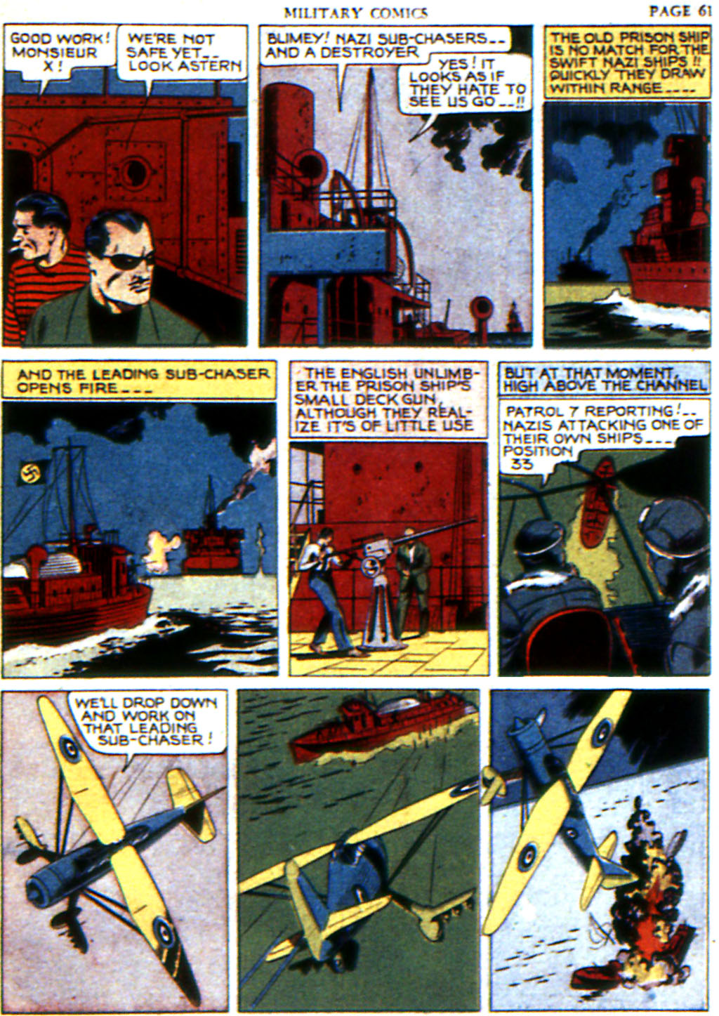 Military Comics #6 (Quality Comics), page 63. Public domain (US).