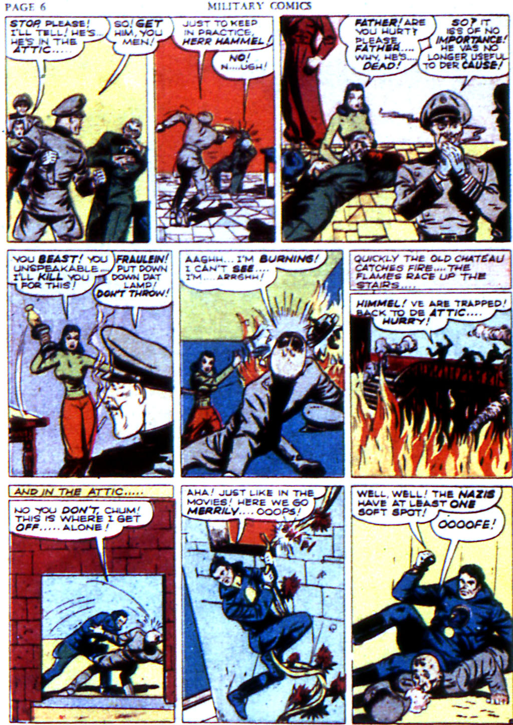 Military Comics #6 (Quality Comics), page 8. Public domain (US).