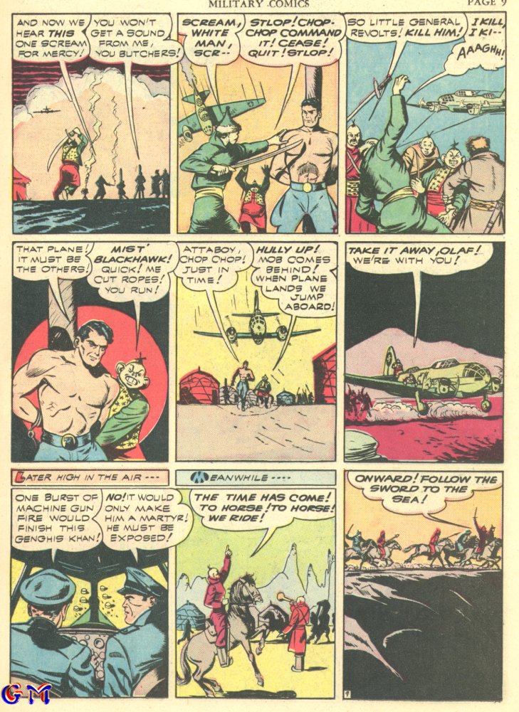 Military Comics #7 (Quality Comics), page 11. Public domain (US).