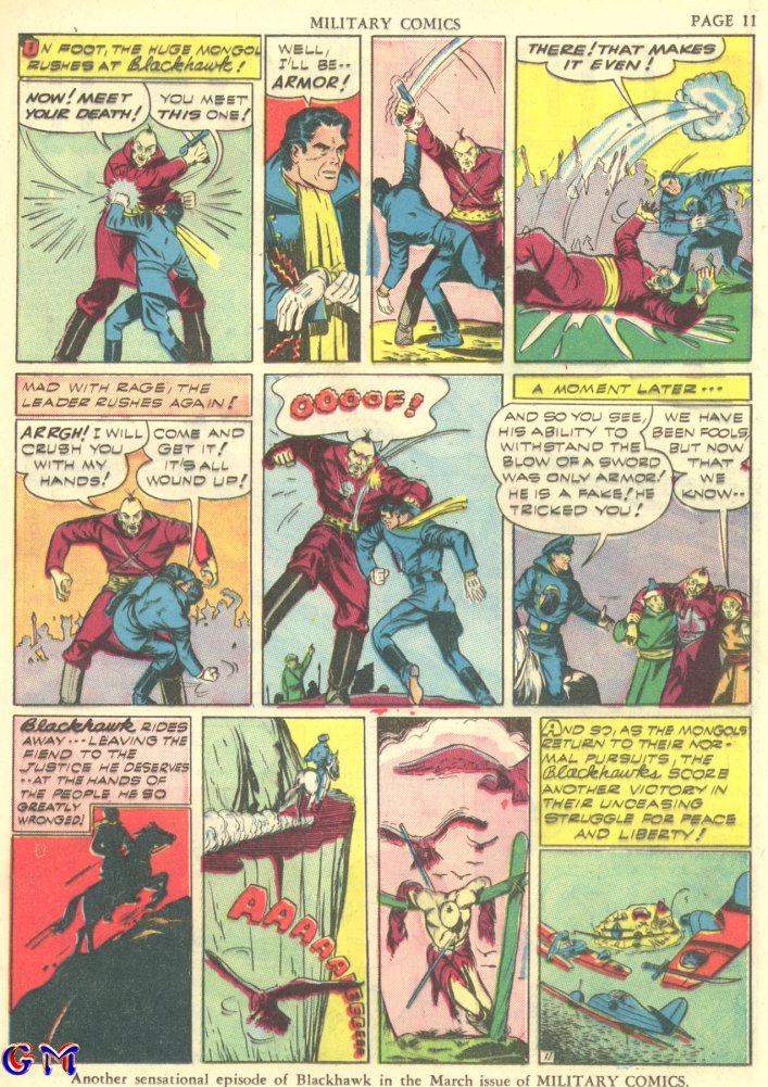 Military Comics #7 (Quality Comics), page 13. Public domain (US).
