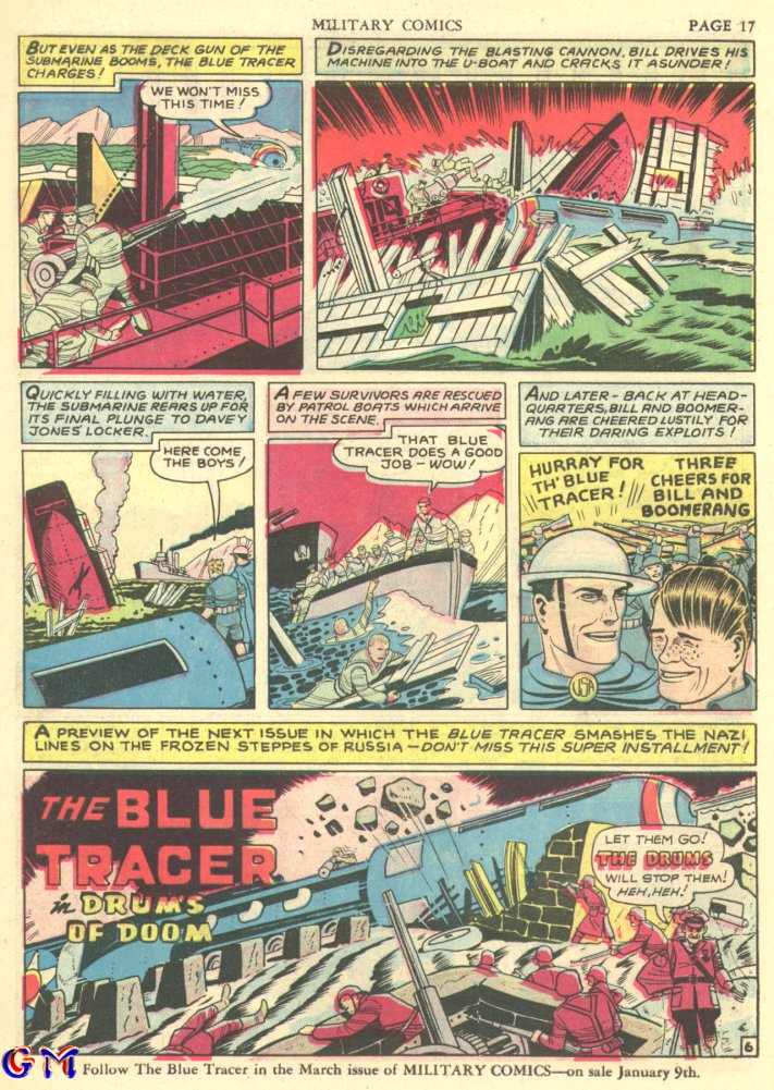 Military Comics #7 (Quality Comics), page 19. Public domain (US).