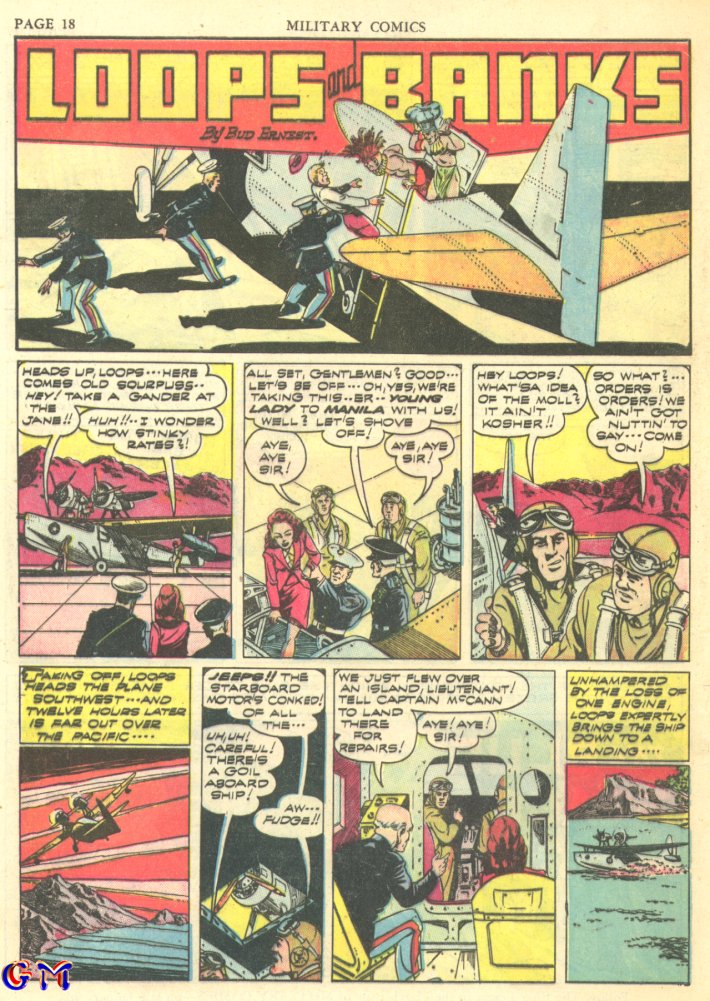 Military Comics #7 (Quality Comics), page 20. Public domain (US).