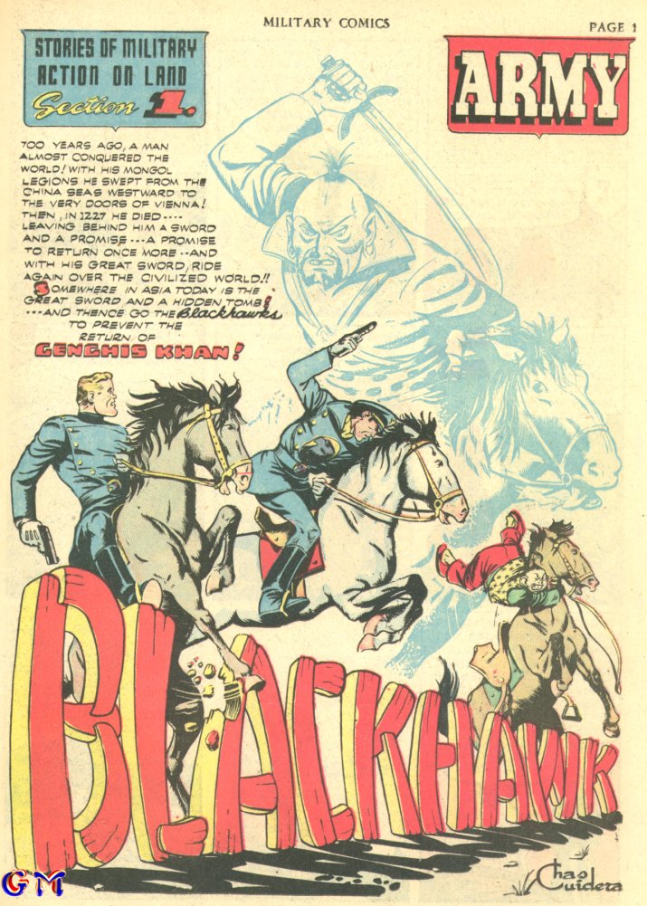 Military Comics #7 (Quality Comics), page 3. Public domain (US).